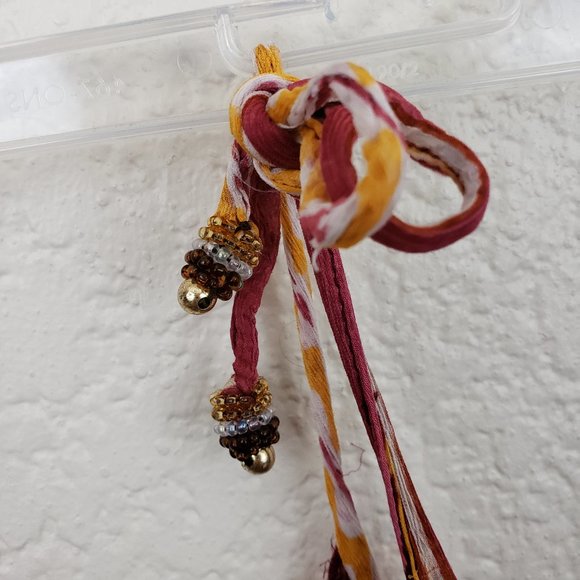 Paul Ropp Free Size Resort Style Tank Dress Boho Patchwork Chiffon Handkerchief - Picture 11 of 14